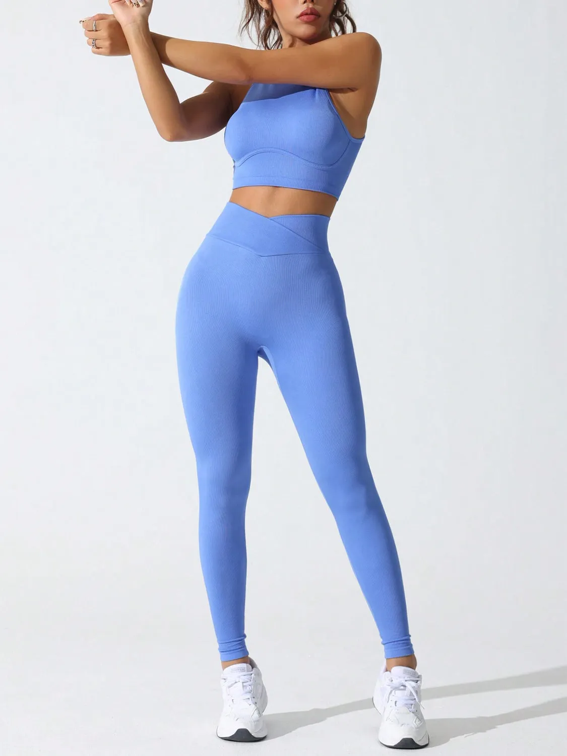 High Waist Leggings Activewear Set