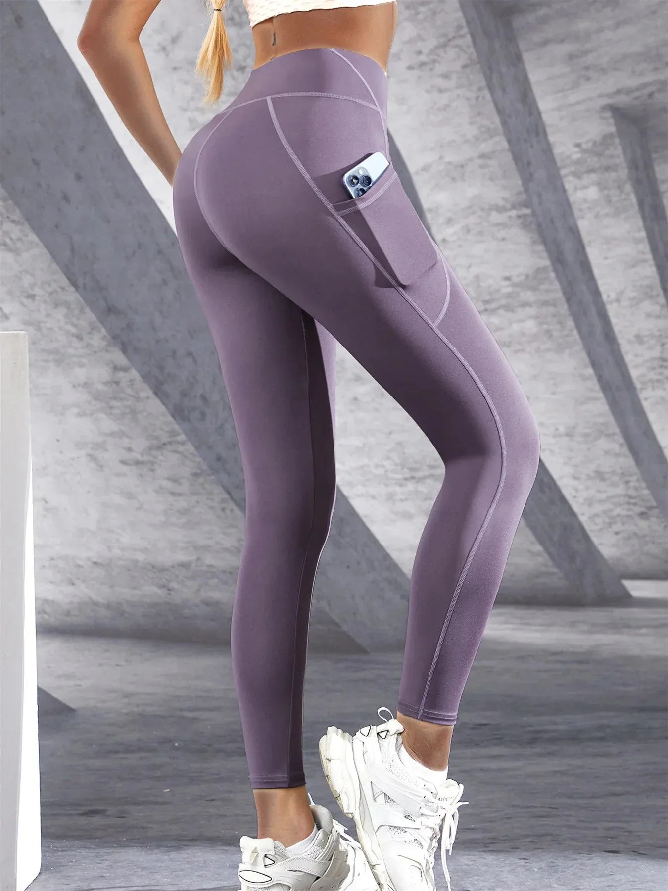 High Waist Women's Leggings With Pockets