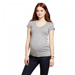 Isabel Maternity by Ingrid & Isabel Almond Neck T-Shirt