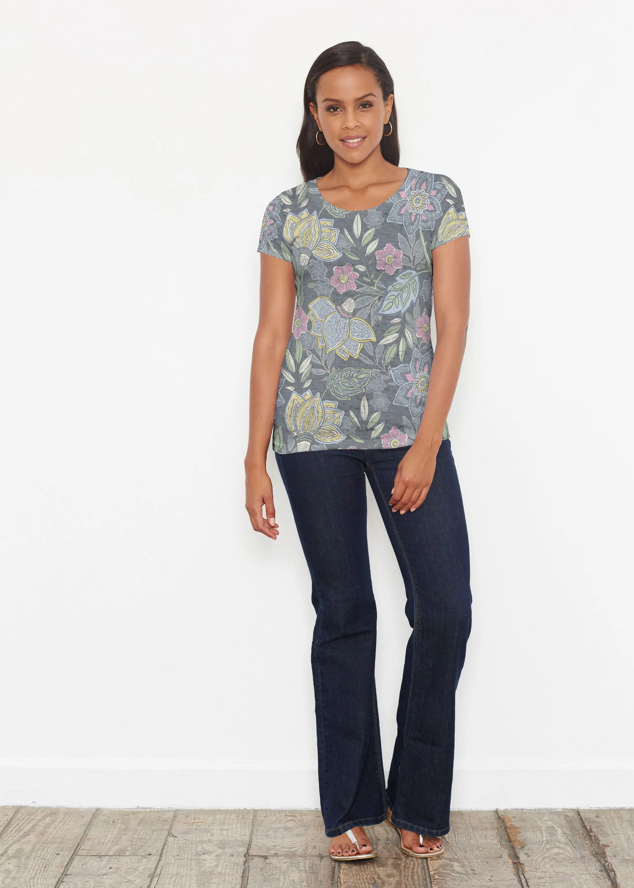 Isabellas Garden (13410) ~ Signature Short Sleeve Scoop Shirt