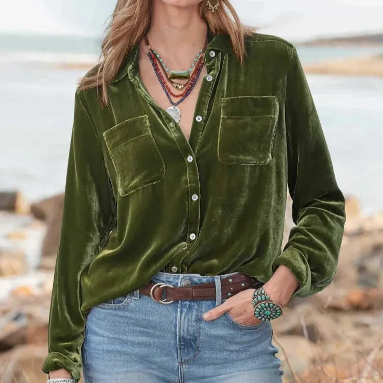 Isadora Velvet Shirt