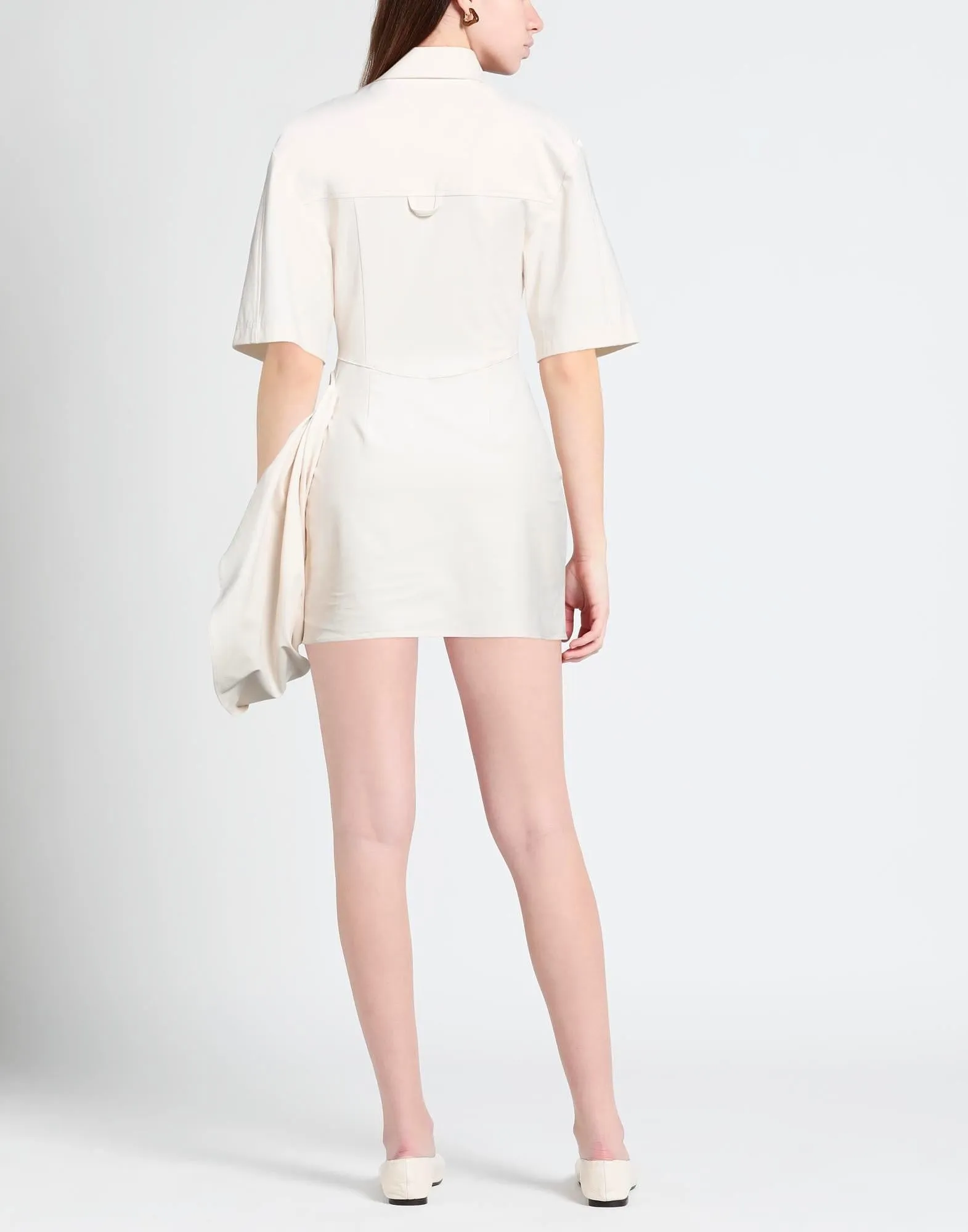 Jacquemus shirtdress, cream