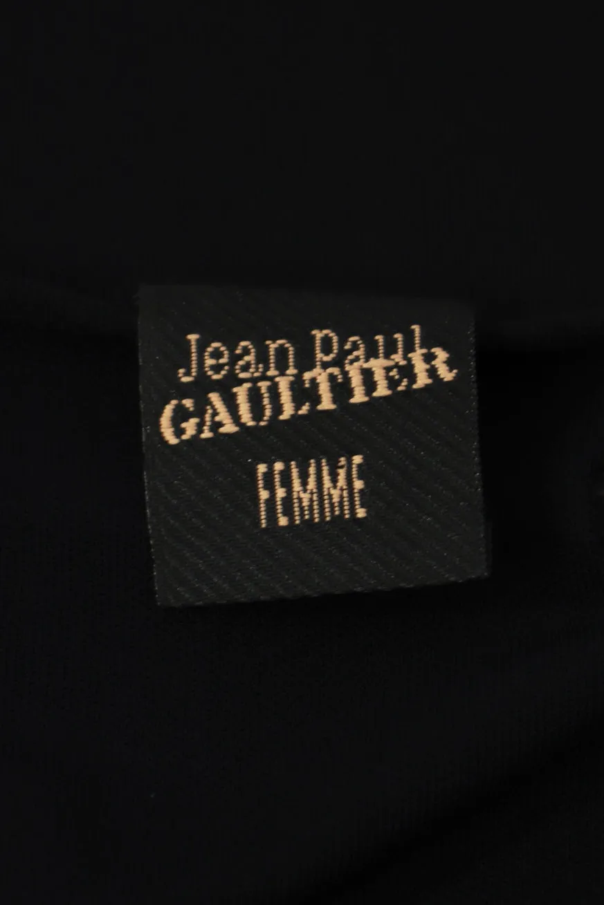 Jean Paul Gaultier Draped Leather Strap Dress*