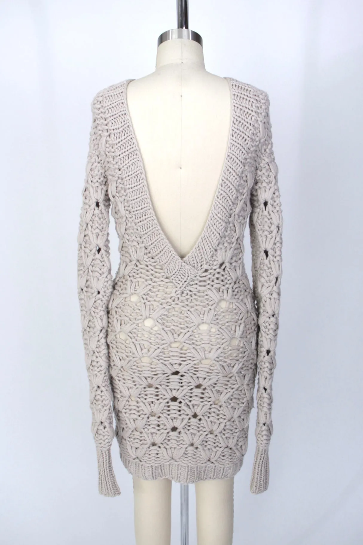 Jen Kao Cashmere Knit Mini Dress*
