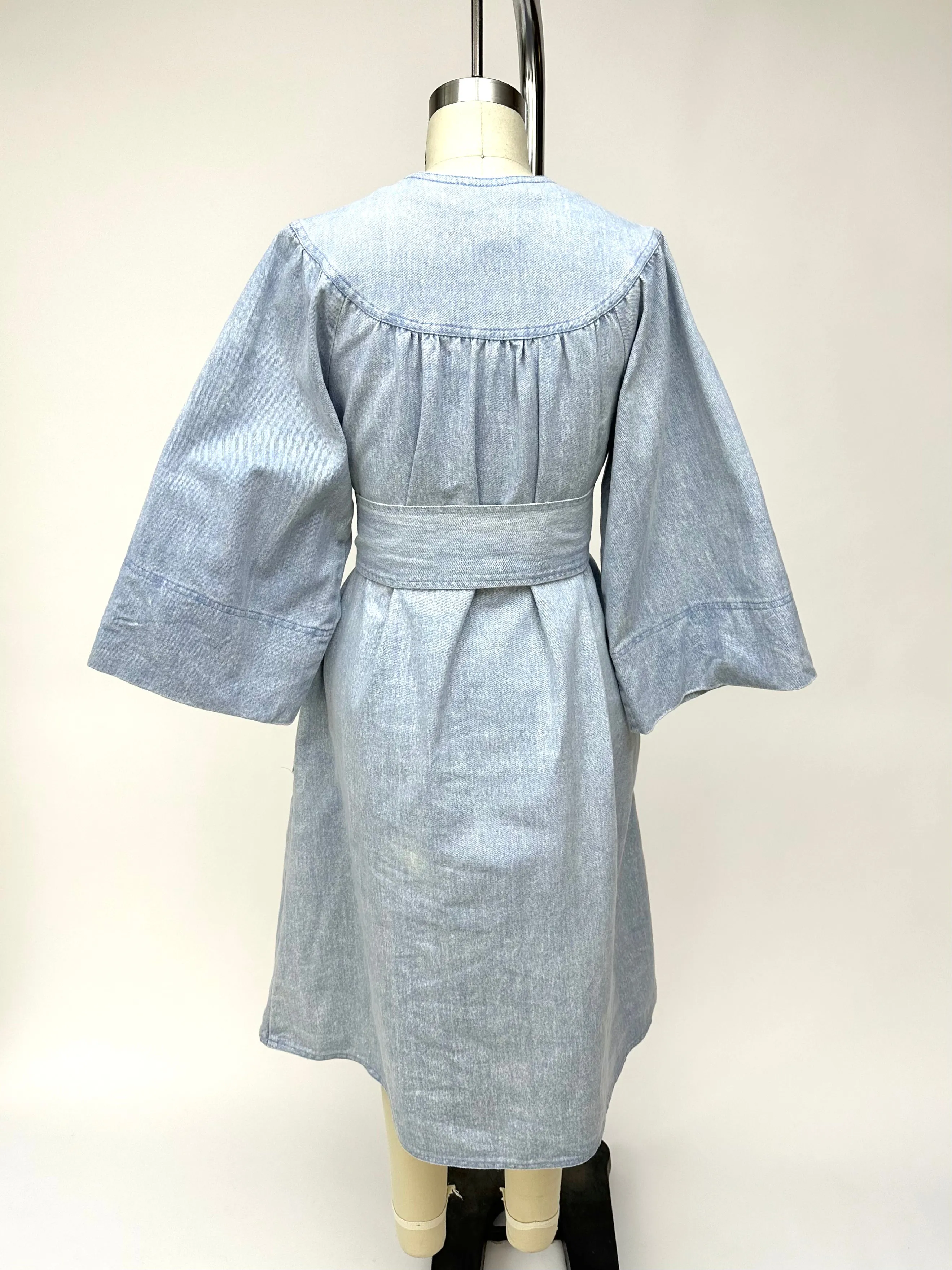 J.G. Saxe Denim Midi Dress
