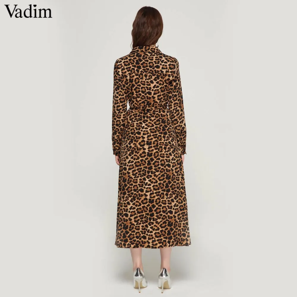Jill Scott Vintage Leopard Print Maxi Dress