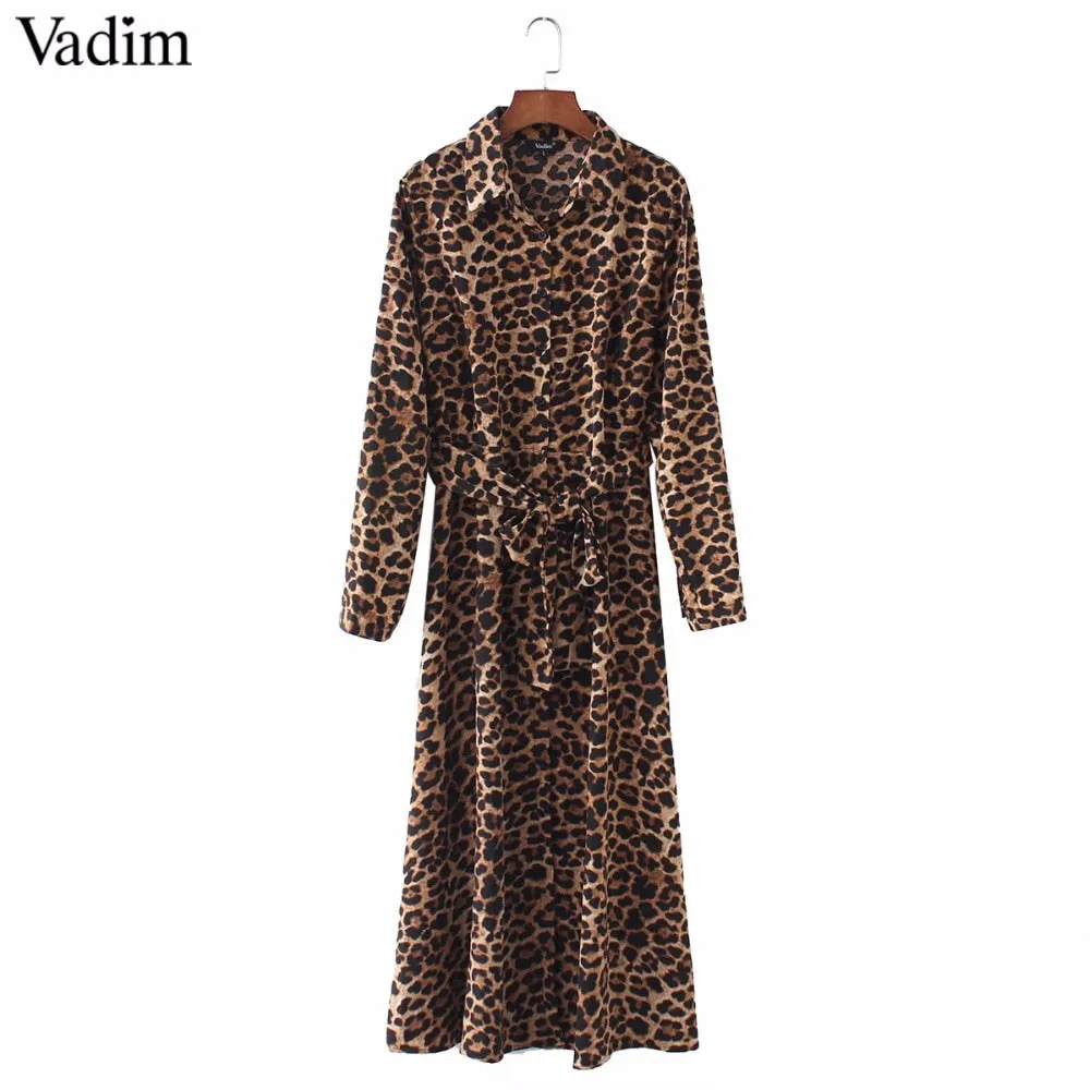Jill Scott Vintage Leopard Print Maxi Dress