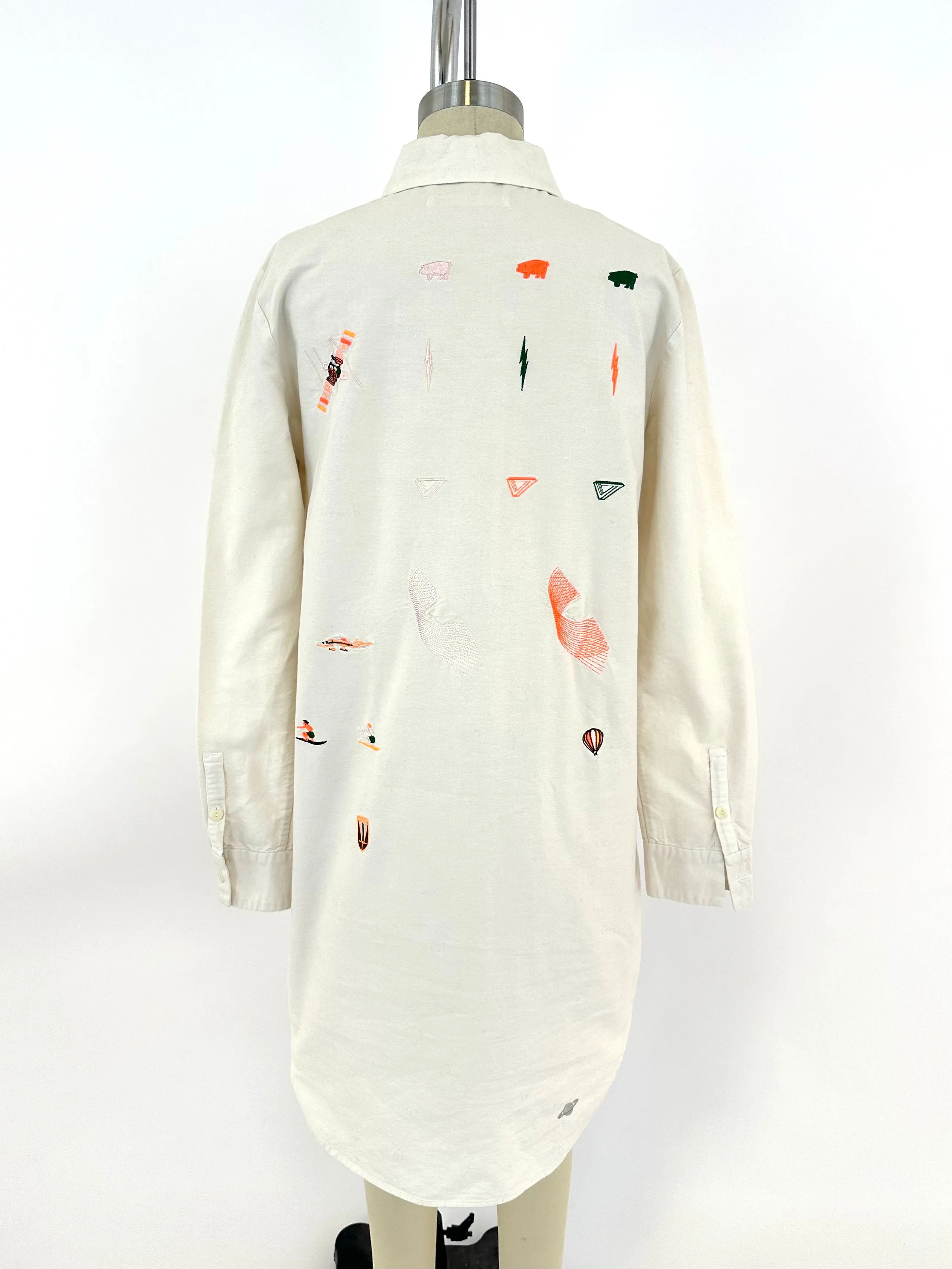 JNBY Novelty Embroidered Shirtdress