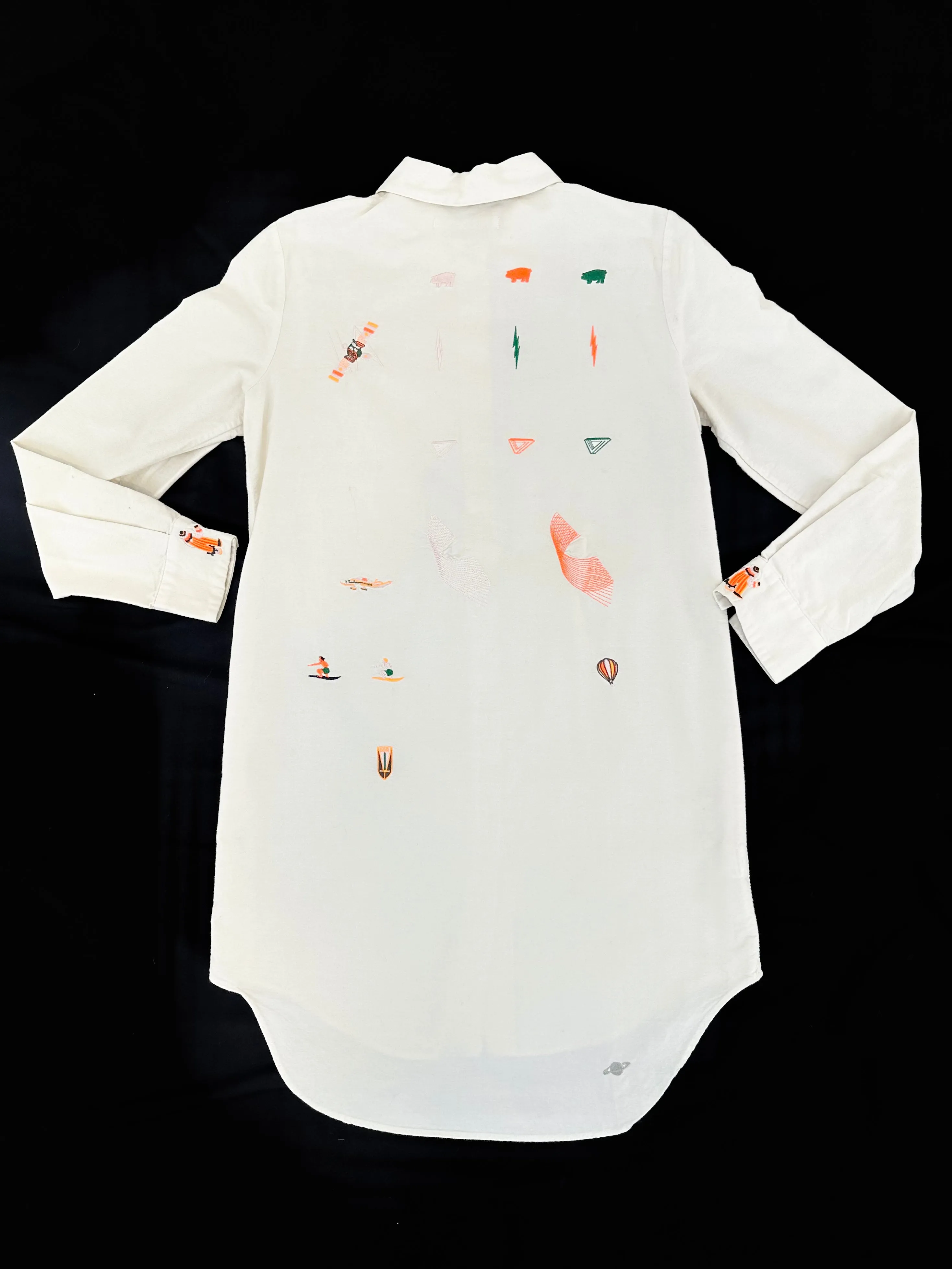 JNBY Novelty Embroidered Shirtdress