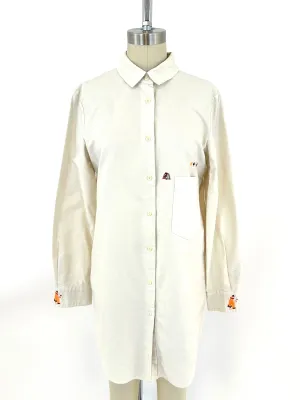 JNBY Novelty Embroidered Shirtdress