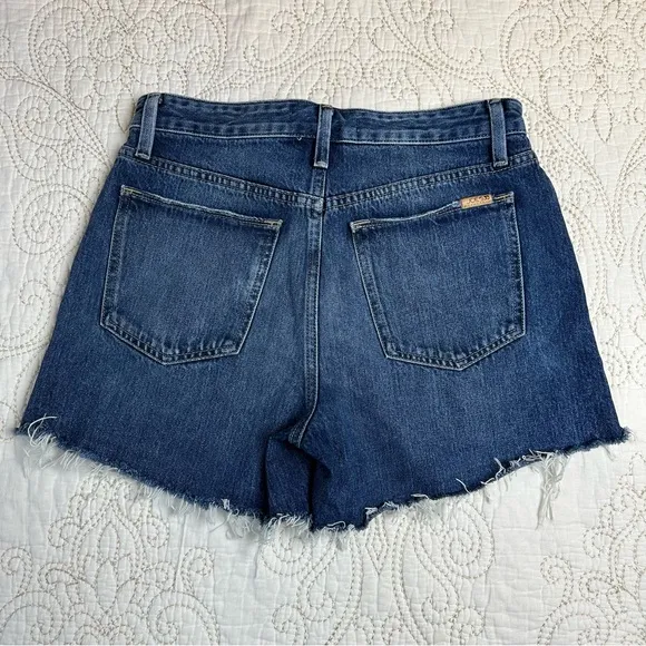 Joe’s jeans high rise cut-off denim shorts sz 28