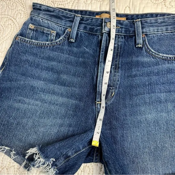 Joe’s jeans high rise cut-off denim shorts sz 28