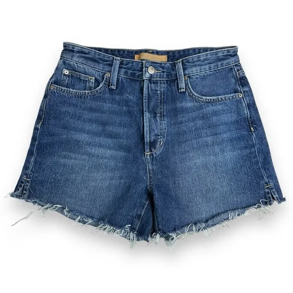 Joe’s jeans high rise cut-off denim shorts sz 28