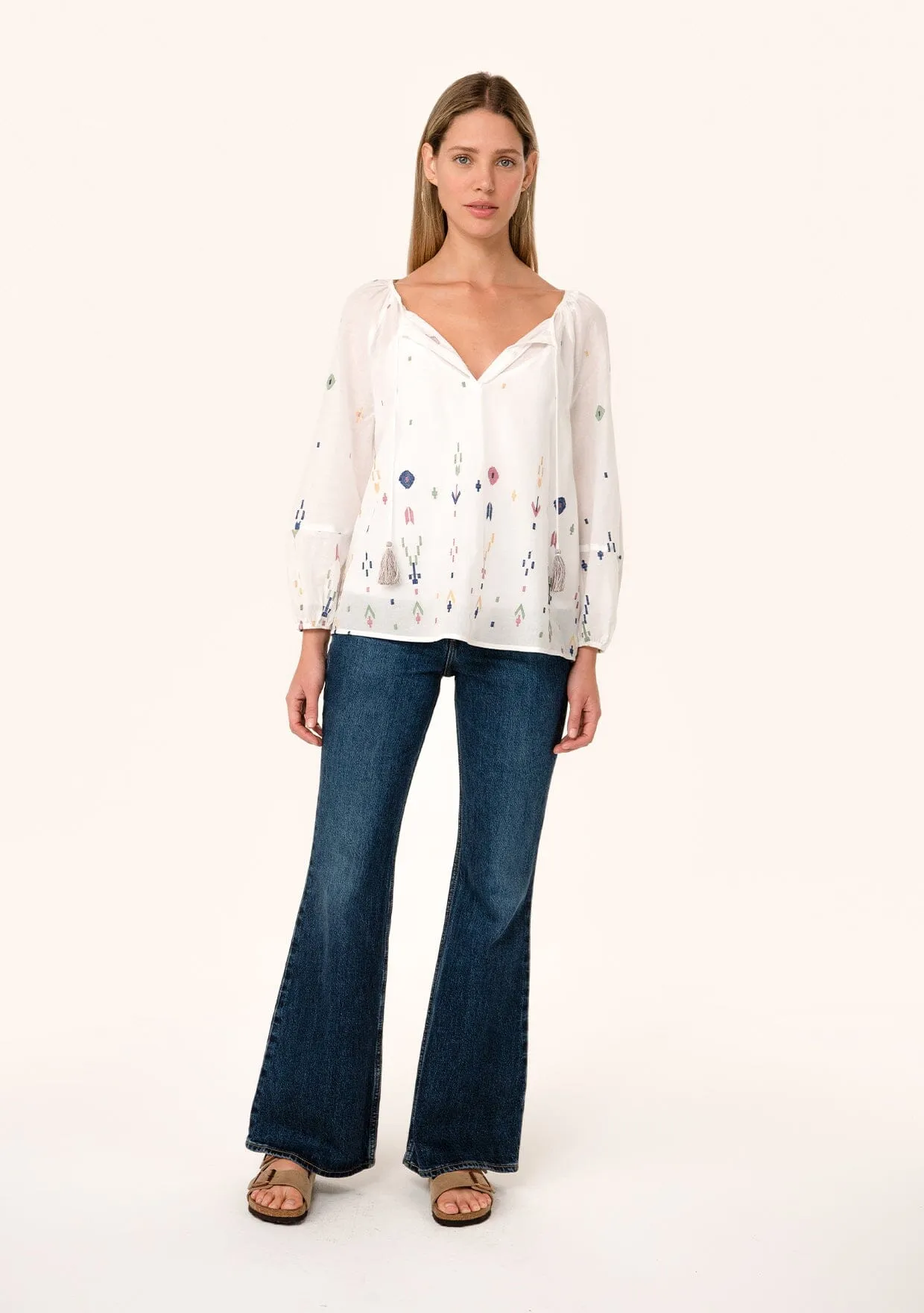 Julieta Embroidered Blouse