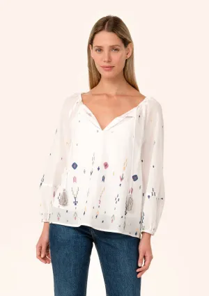 Julieta Embroidered Blouse