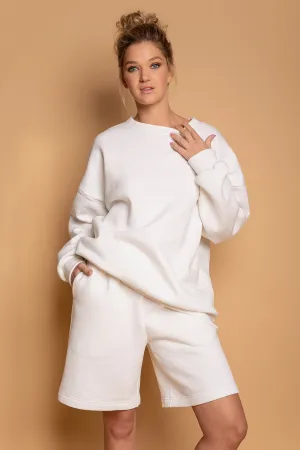 JUNA Sweatshorts White