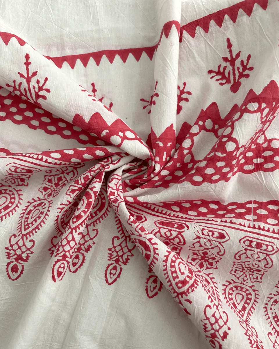Juno Blockprinted Cotton Top - BGVL