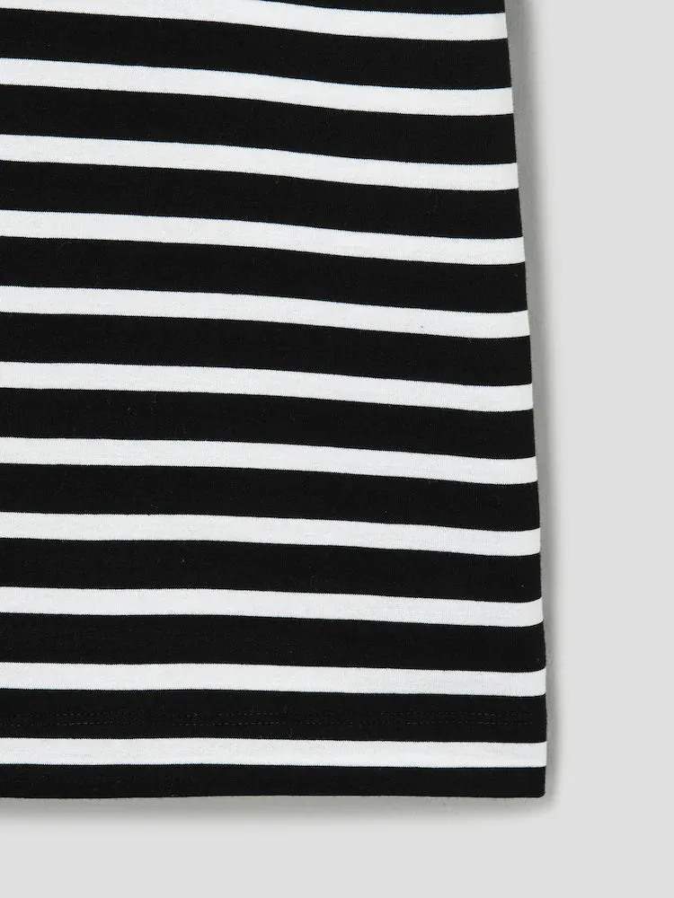 JuunJ Skin Stripe Collar T-shirt