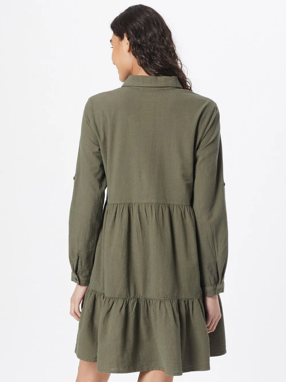 Kaffe Naya shirt-dress, khaki
