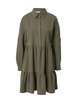 Kaffe Naya shirt-dress, khaki