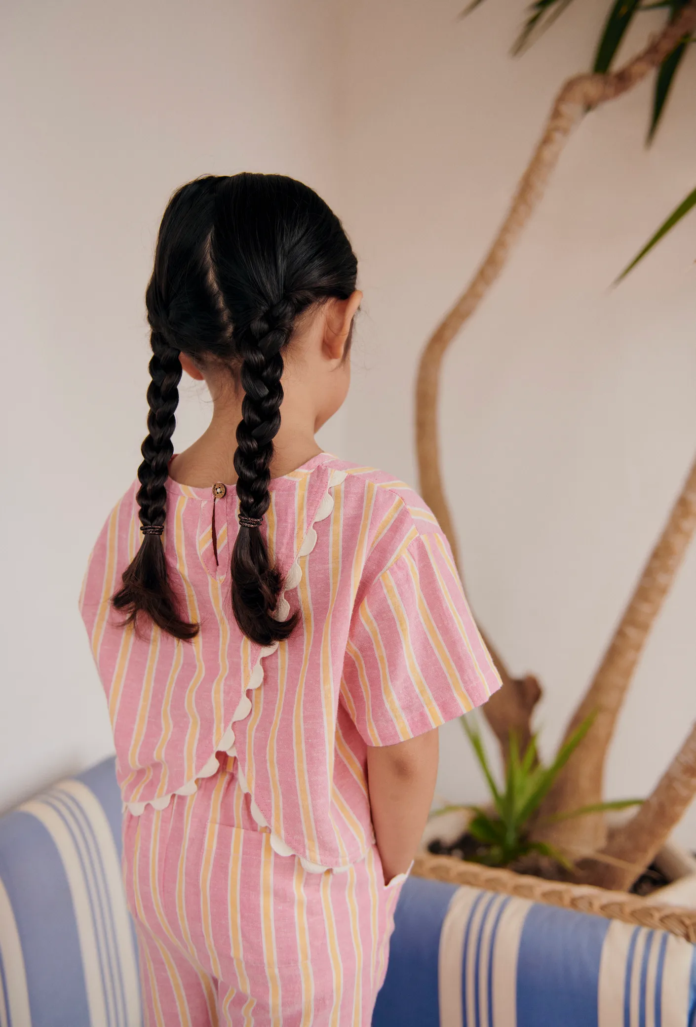 KALIS TEE - PINK GELATO STRIPES