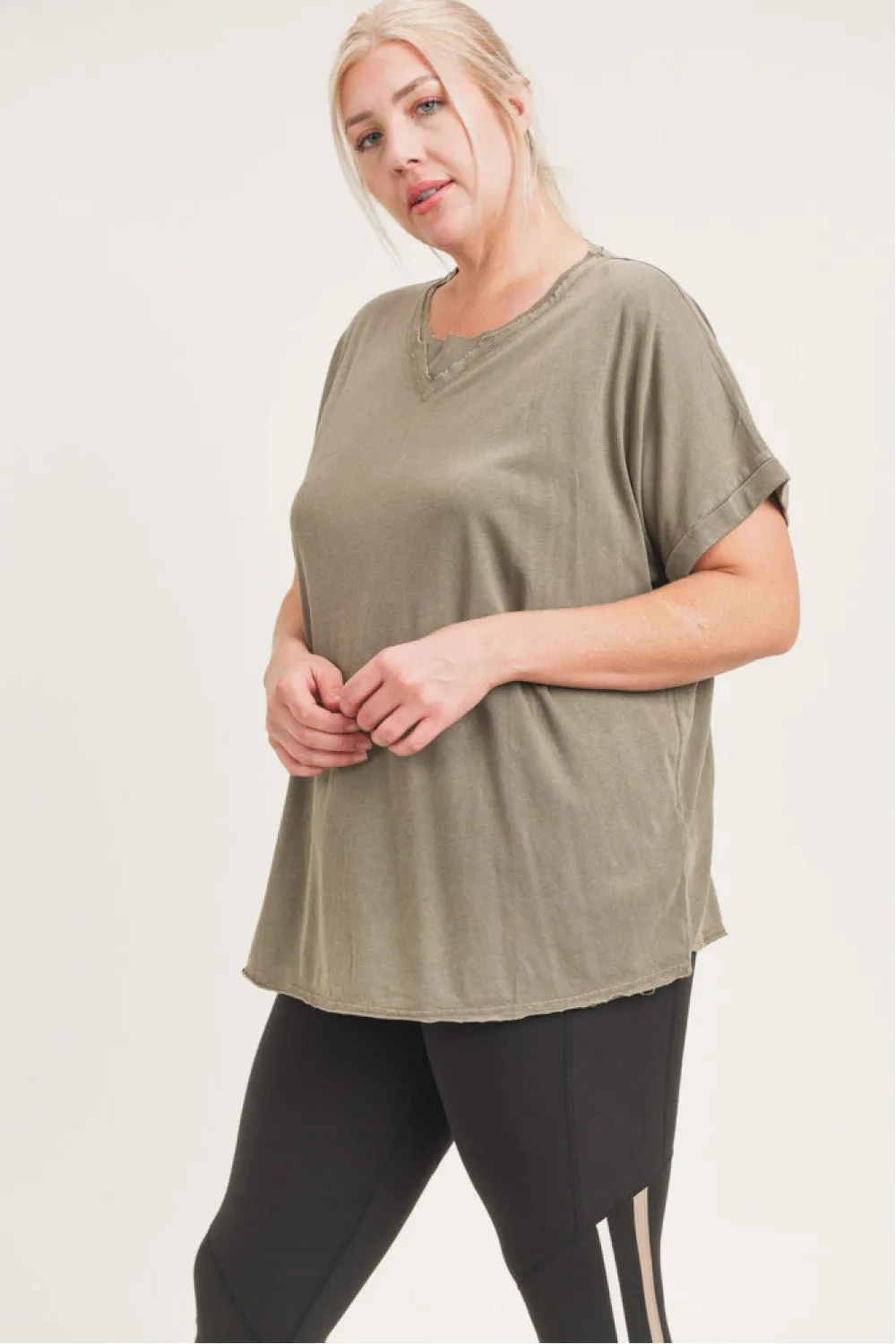 Keep It Casual Mineral Washed Top-Multiple Colors Available