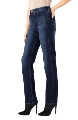 Kennedy Hi-Rise Straight Jean - Castle Wash