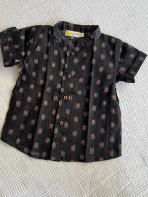 Klingaru Shirt - Black with Multicolour