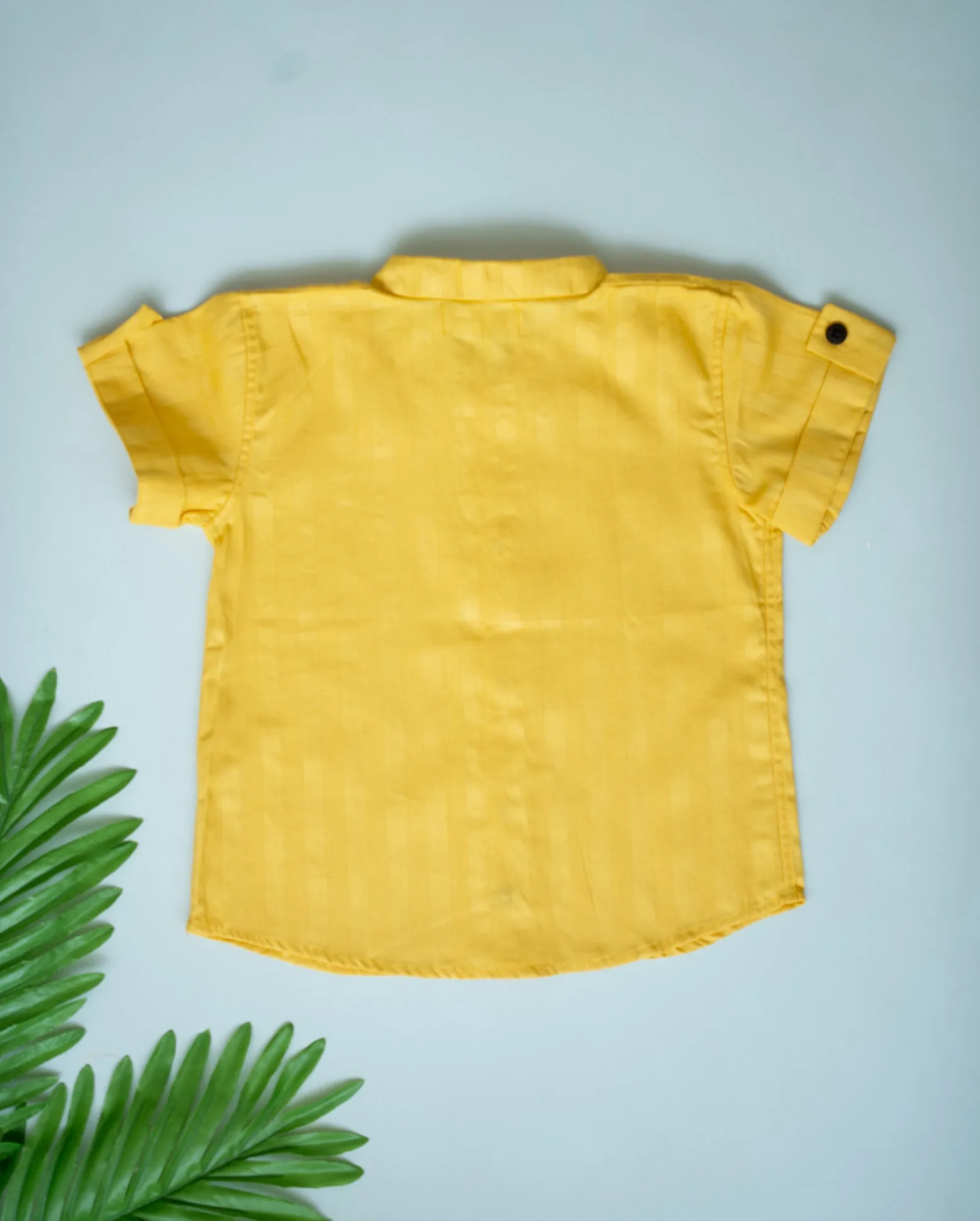 Klingaru Shirt - Mustard Self Stripes