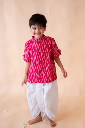 Klingaru Shirt - Pink Ikat