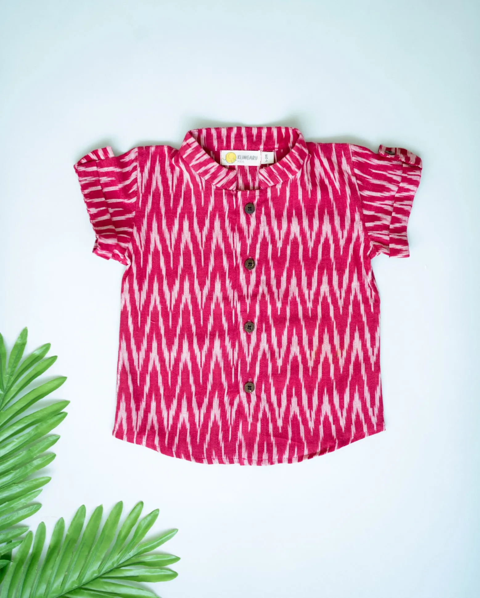 Klingaru Shirt - Pink Ikat