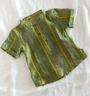 Klingaru Short Kurta - Henna Green