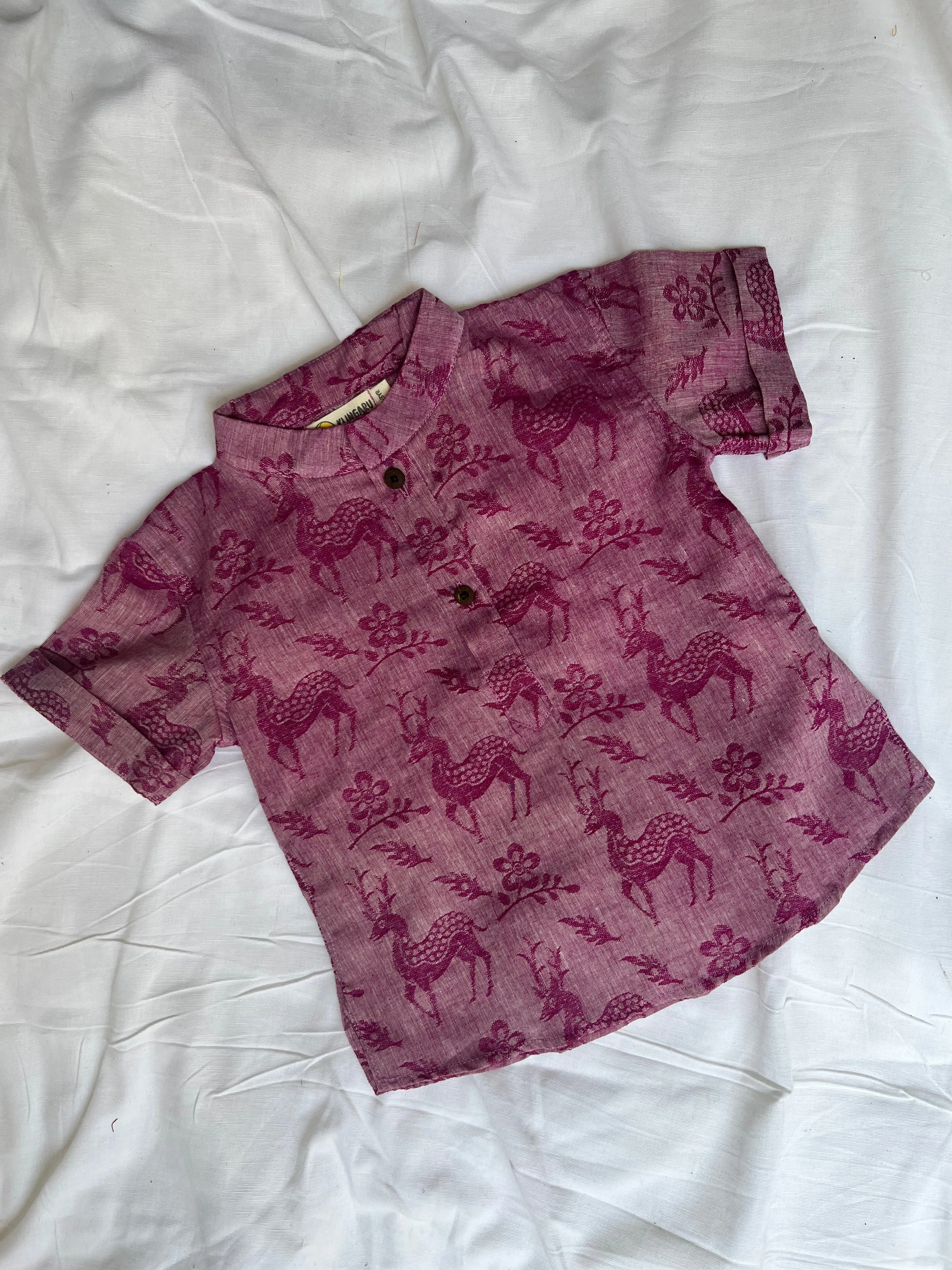 Klingaru Short Kurta - Jacquard Multicolor