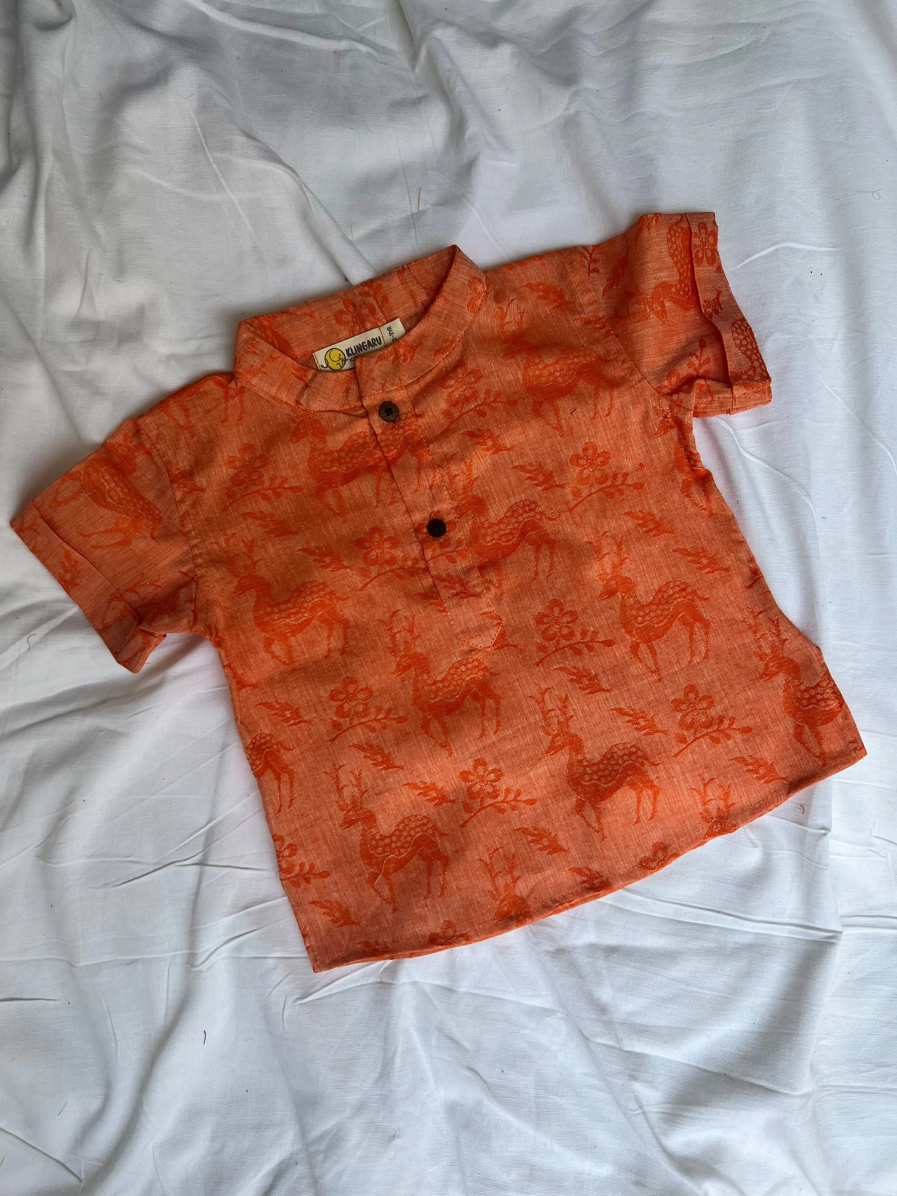 Klingaru Short Kurta - Jacquard Multicolor