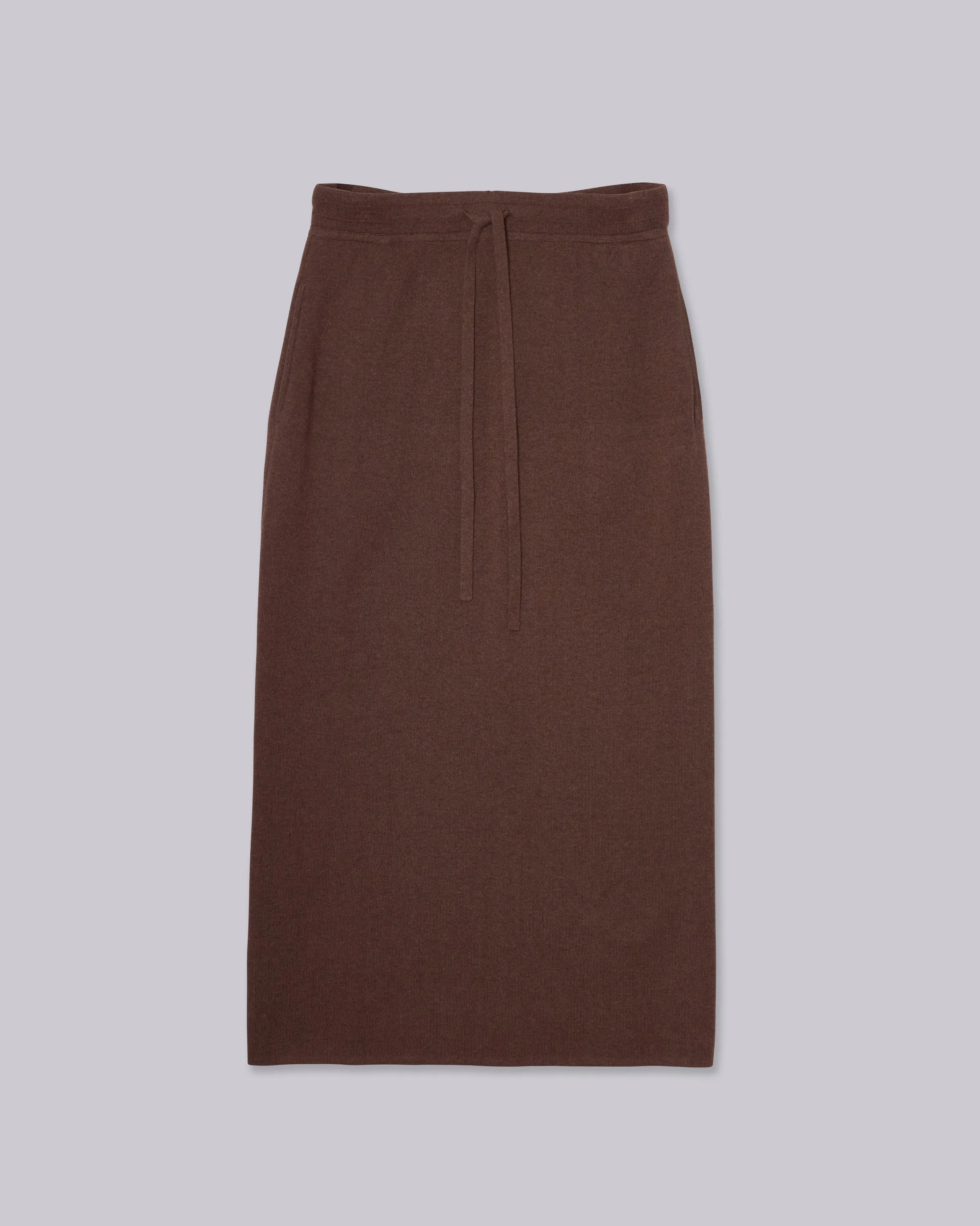 Knit Skirt in Wood