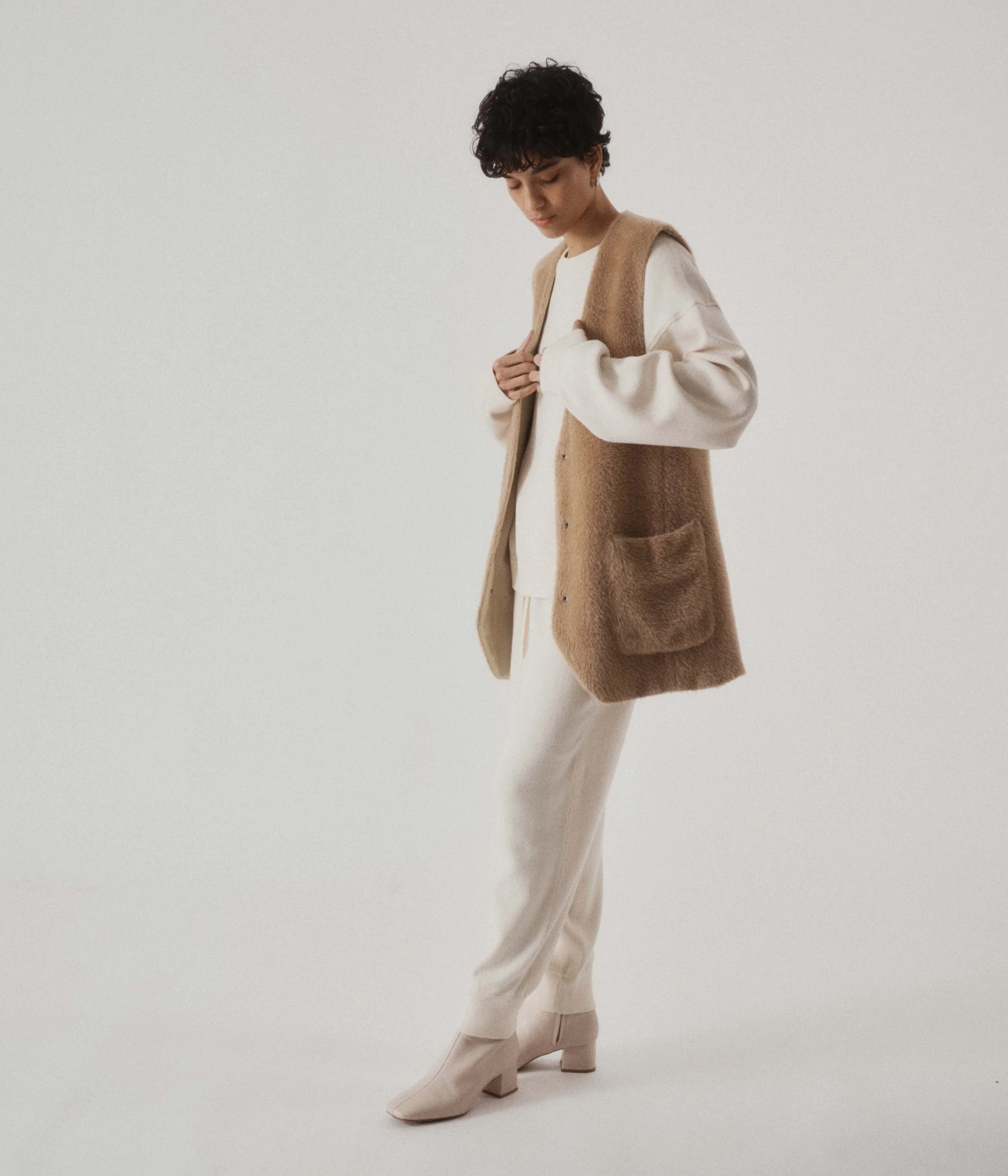 Knit Sweatpants in Ivory