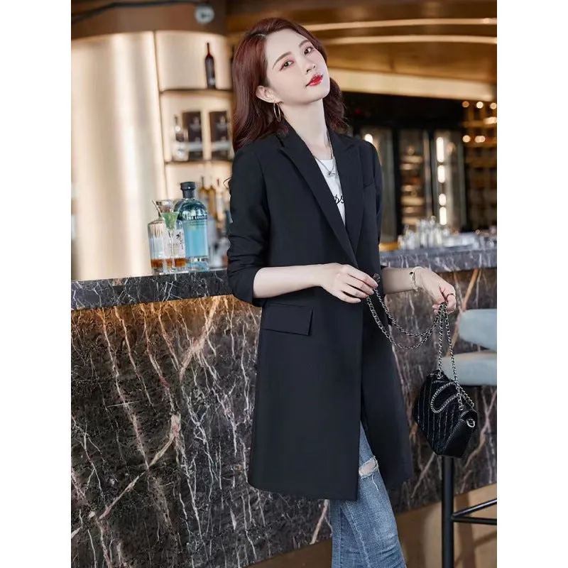 Korean Style Mid-length Casual Coat