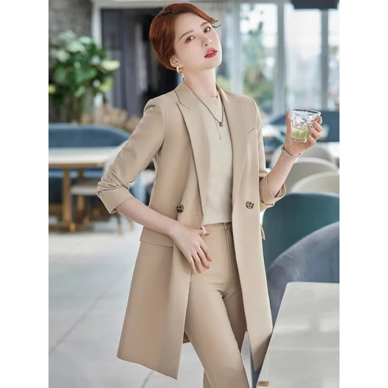 Korean Style Mid-length Casual Coat