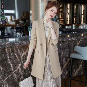 Korean Style Mid-length Casual Coat