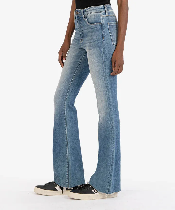 Kut From the Kloth Ana High Rise Fab Ab Flares (Competent Wash)