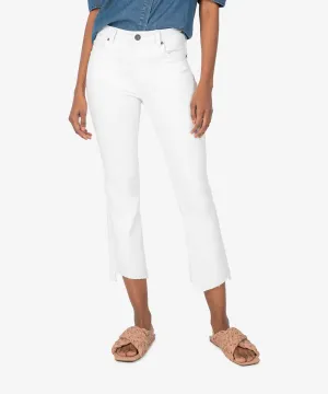 Kut From The Kloth Kelsey White High Rise Ankle Flares