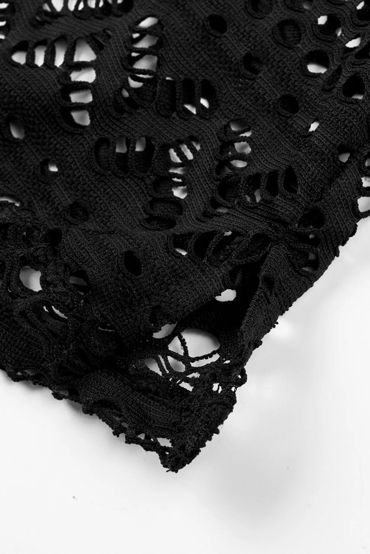 Lace Shorts Attached Swim Bottom