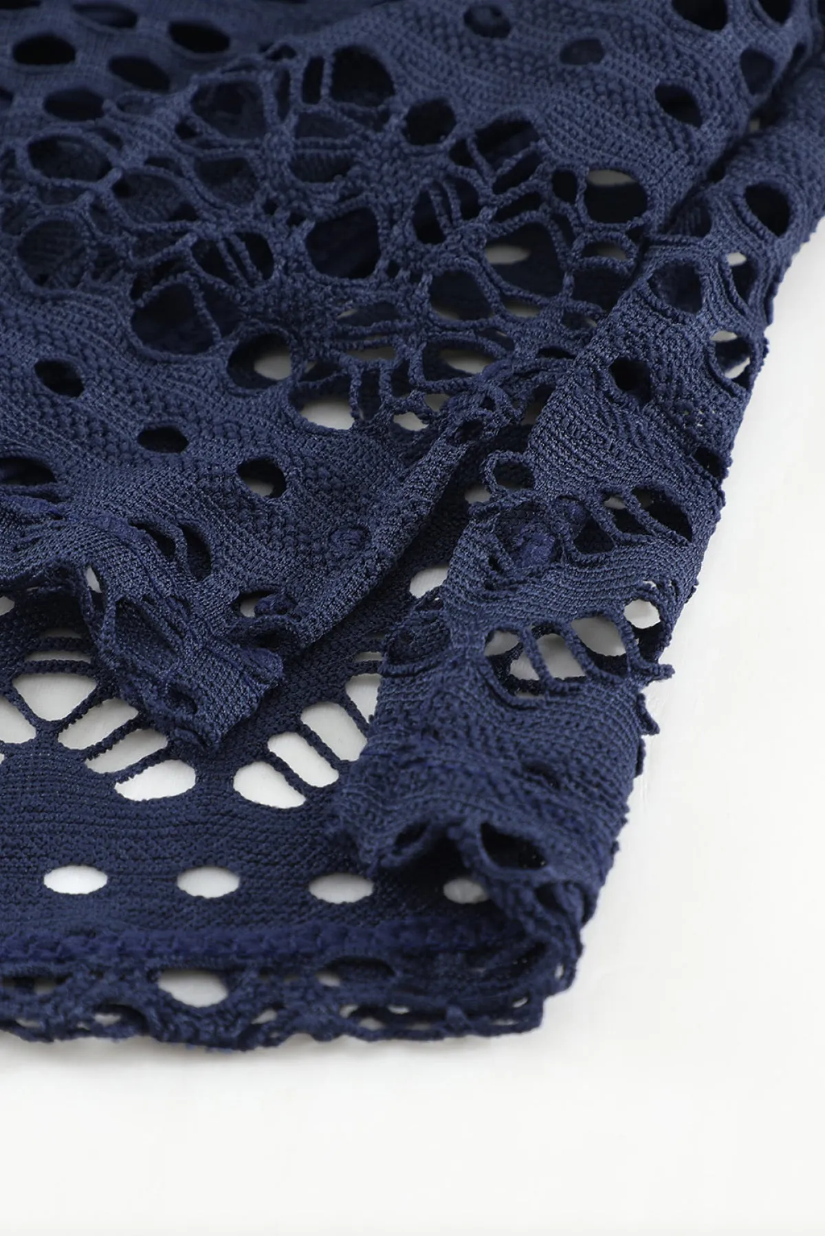 Lace Shorts Attached Swim Bottom