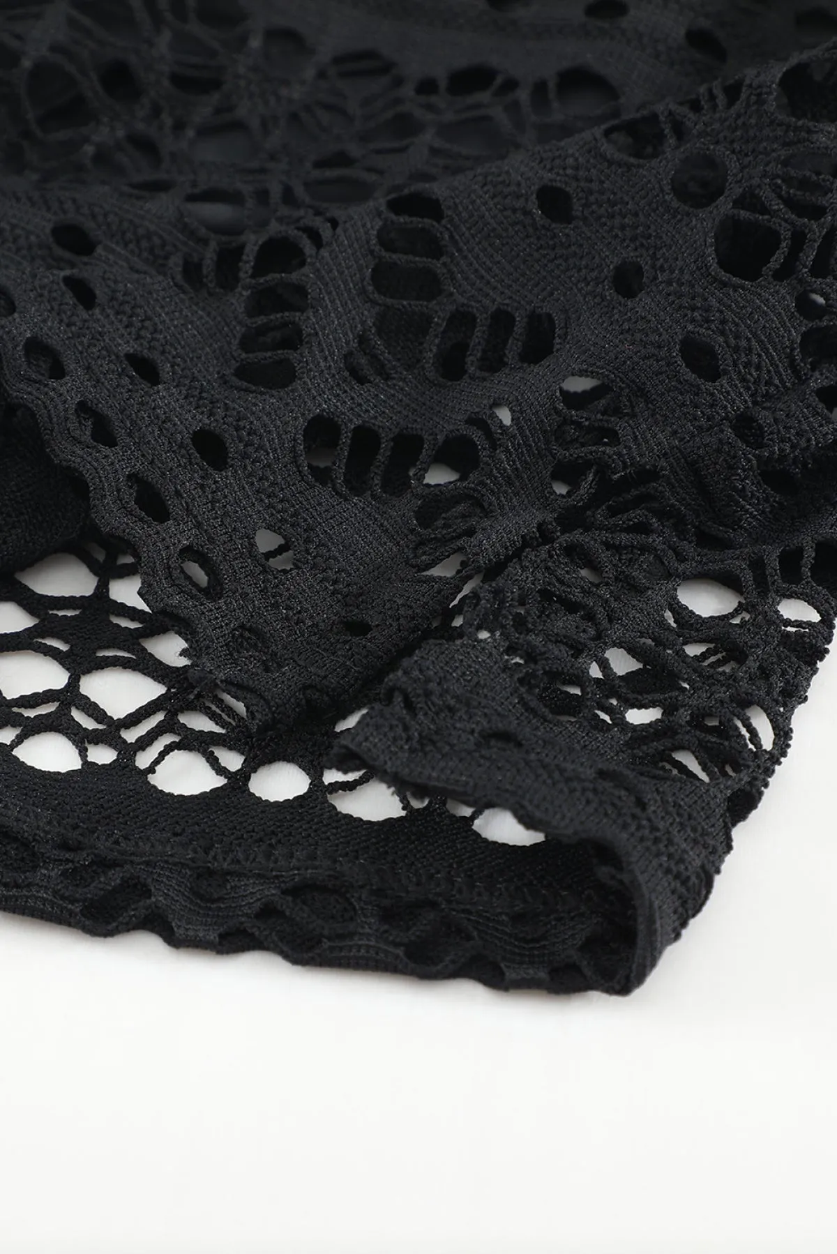 Lace Shorts Attached Swim Bottom