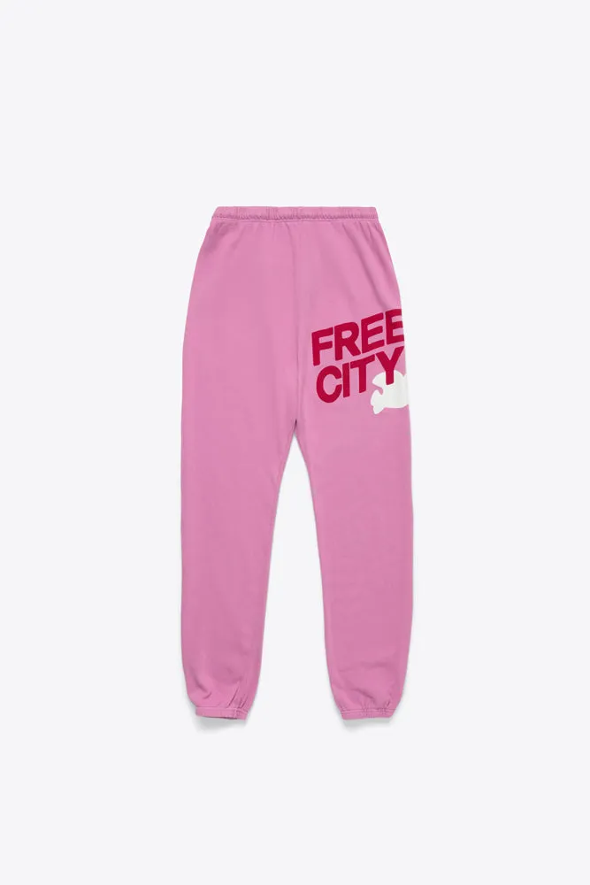 Large Sweatpant - Pinklips Cherry