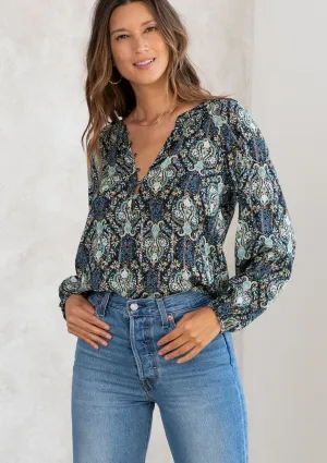 Light Catcher Peasant Top