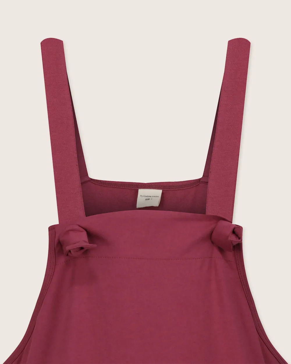Lila Burgundy Dungarees