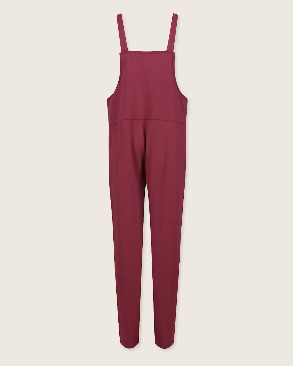 Lila Burgundy Dungarees