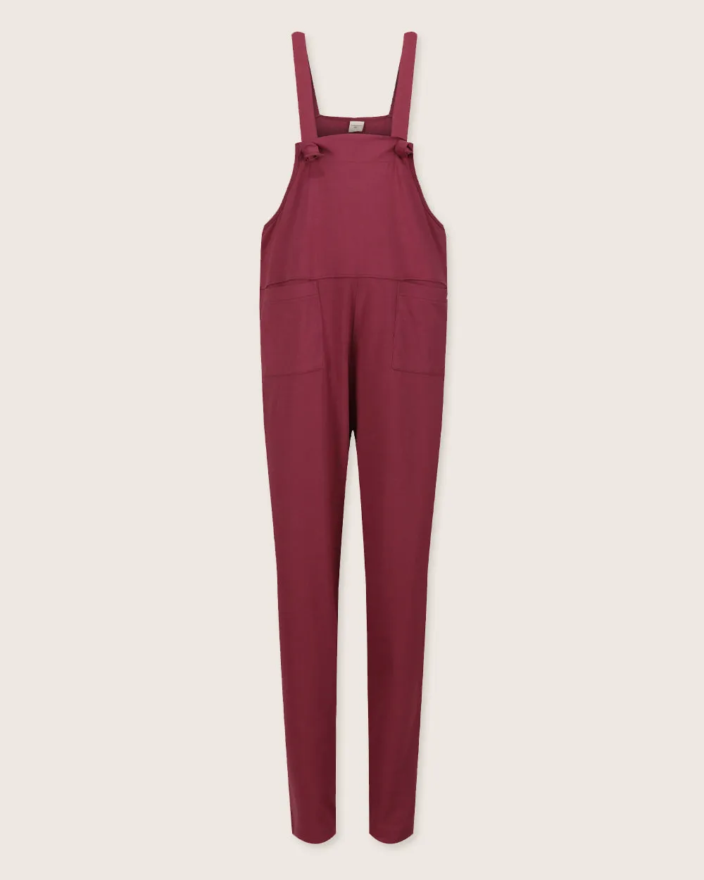 Lila Burgundy Dungarees