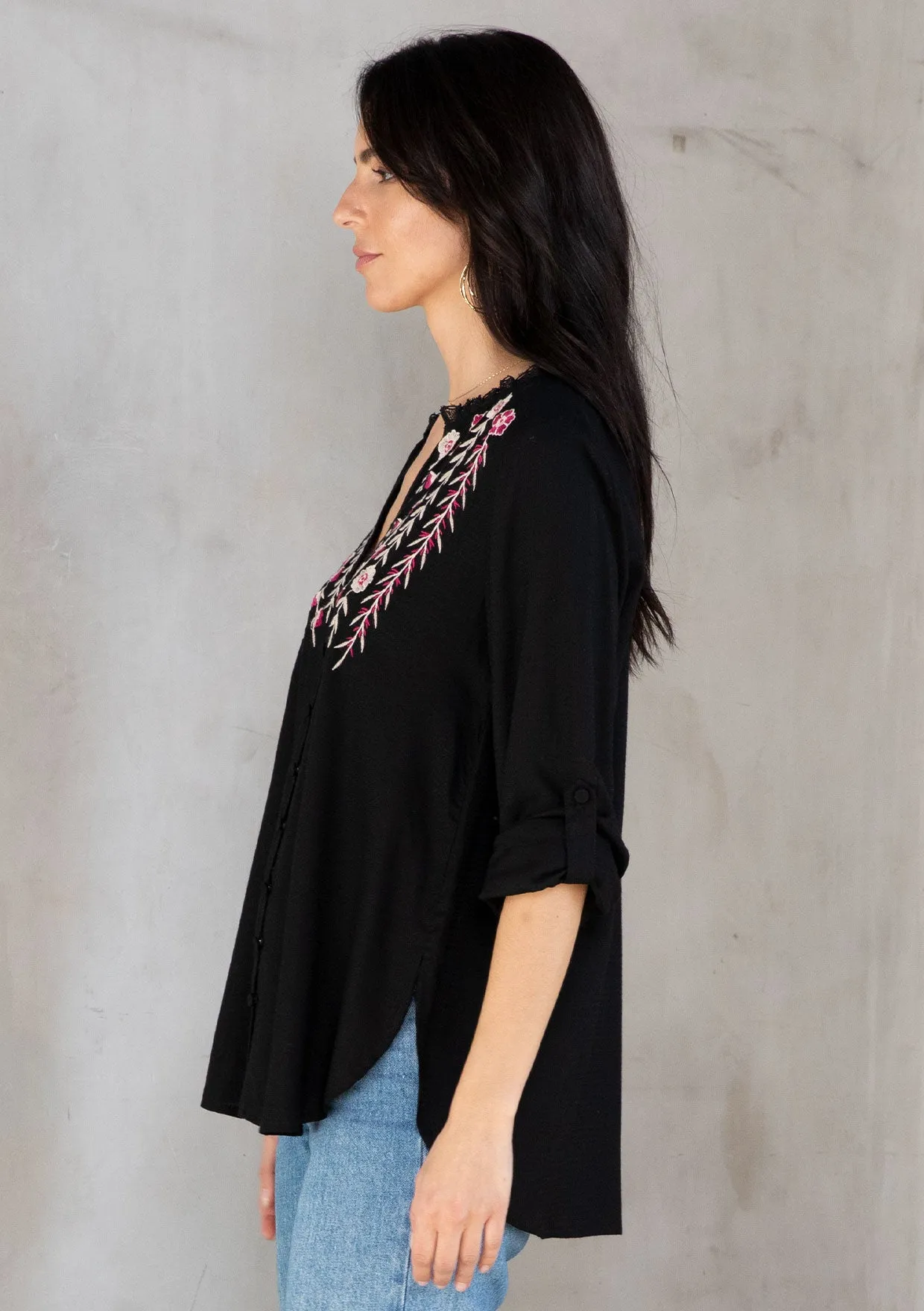 Lilith Button Front Blouse